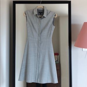 J.Crew Gray Sleeveless Summer Wool Dress 00